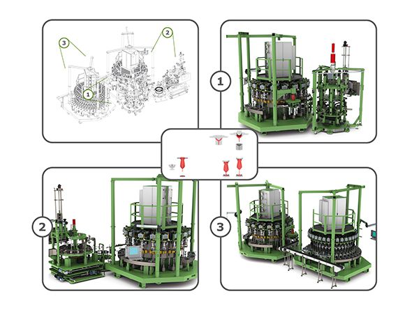 Fully integrated stem-ware line